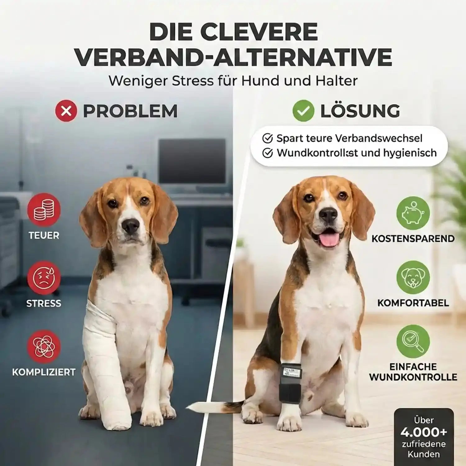 Medium Handgelenksbandage für Hunde